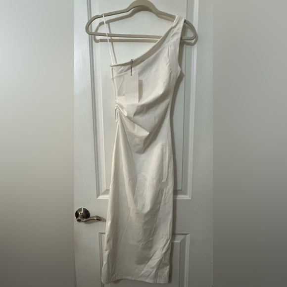 Nwt- Asymmetrical Midi Dress- Small - Picture 3 of 6